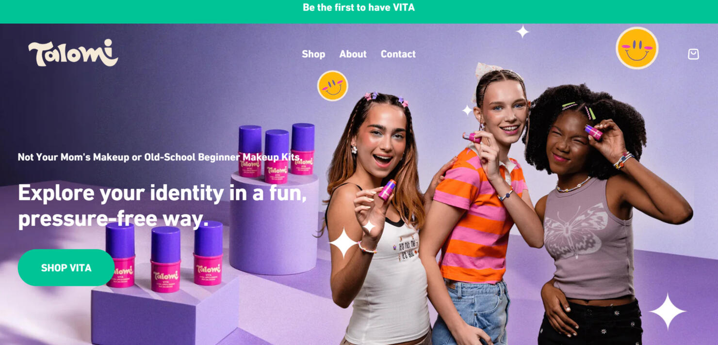 Talomi webpage (home)