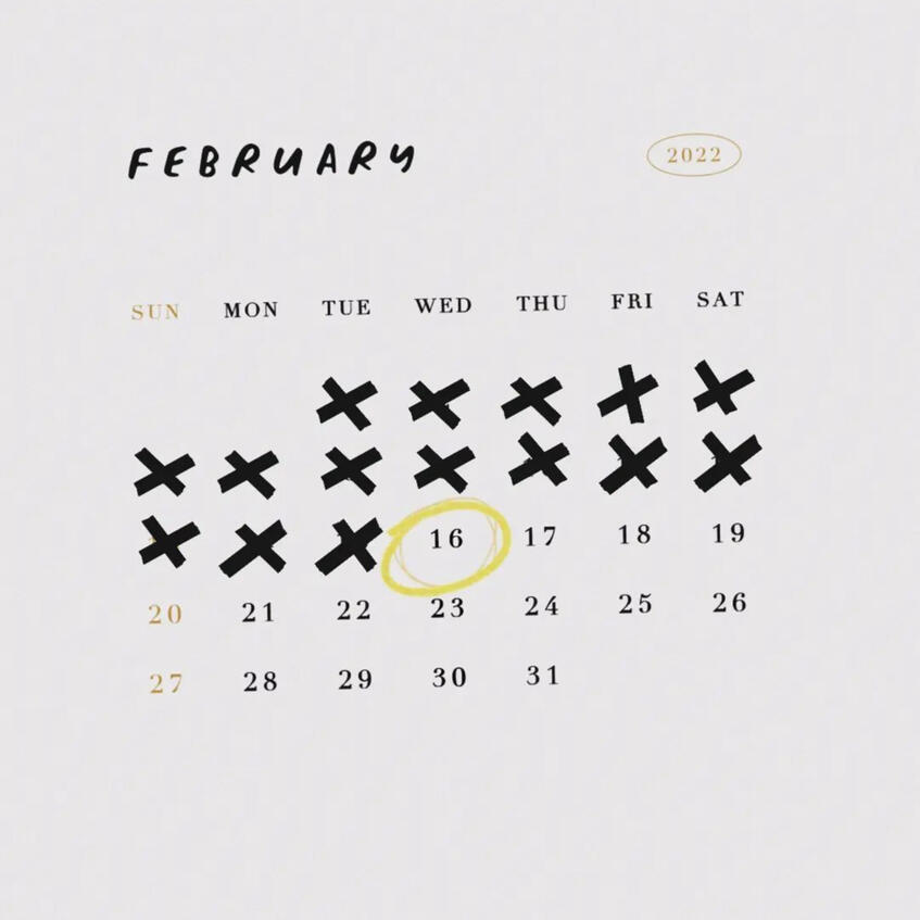Countdown calendar with noir nods till opening night!