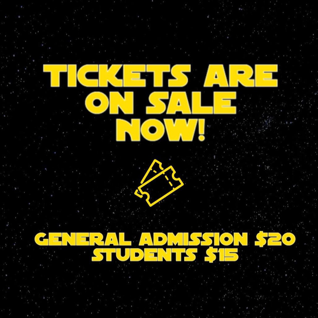 References to the series for ticket sales right down to the font family type for this parody.