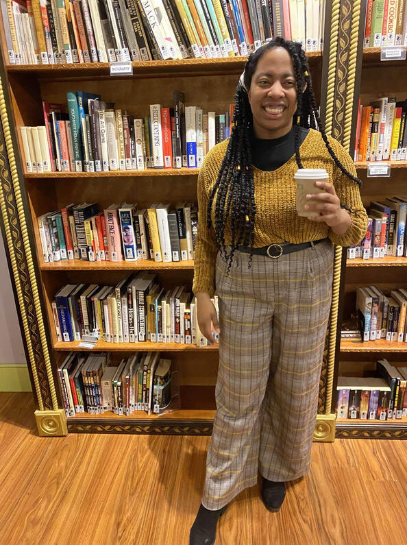 PROOF I love books (Yes this place is called Protagonist Cafe)