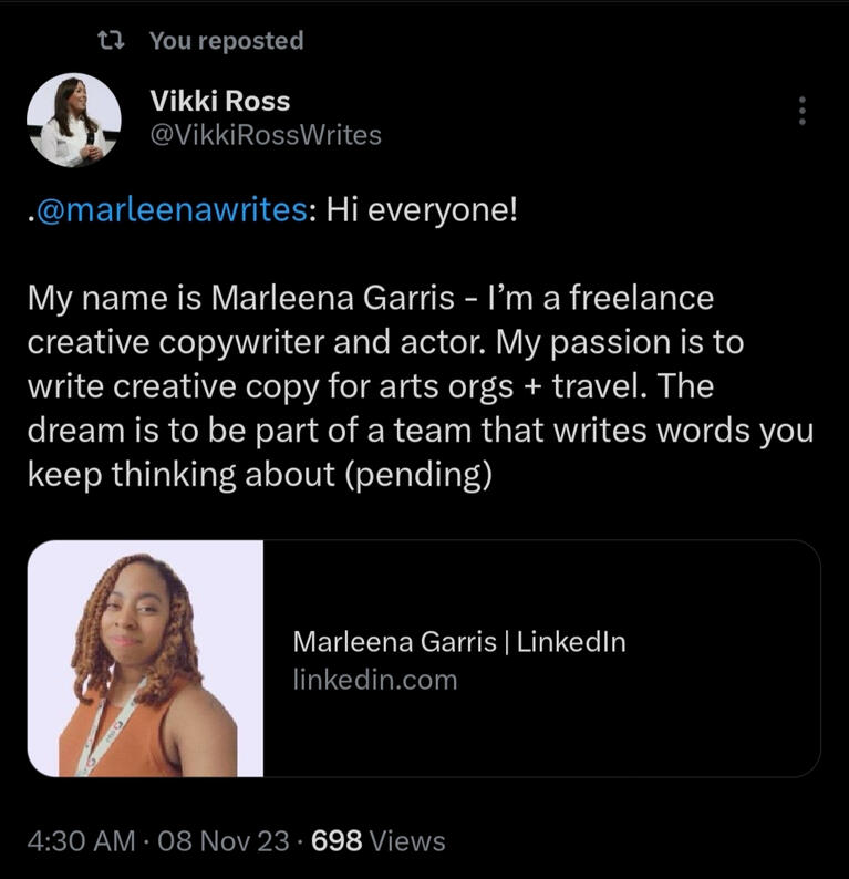 I took over Vikki Ross&#39; socials! Peep the time difference.